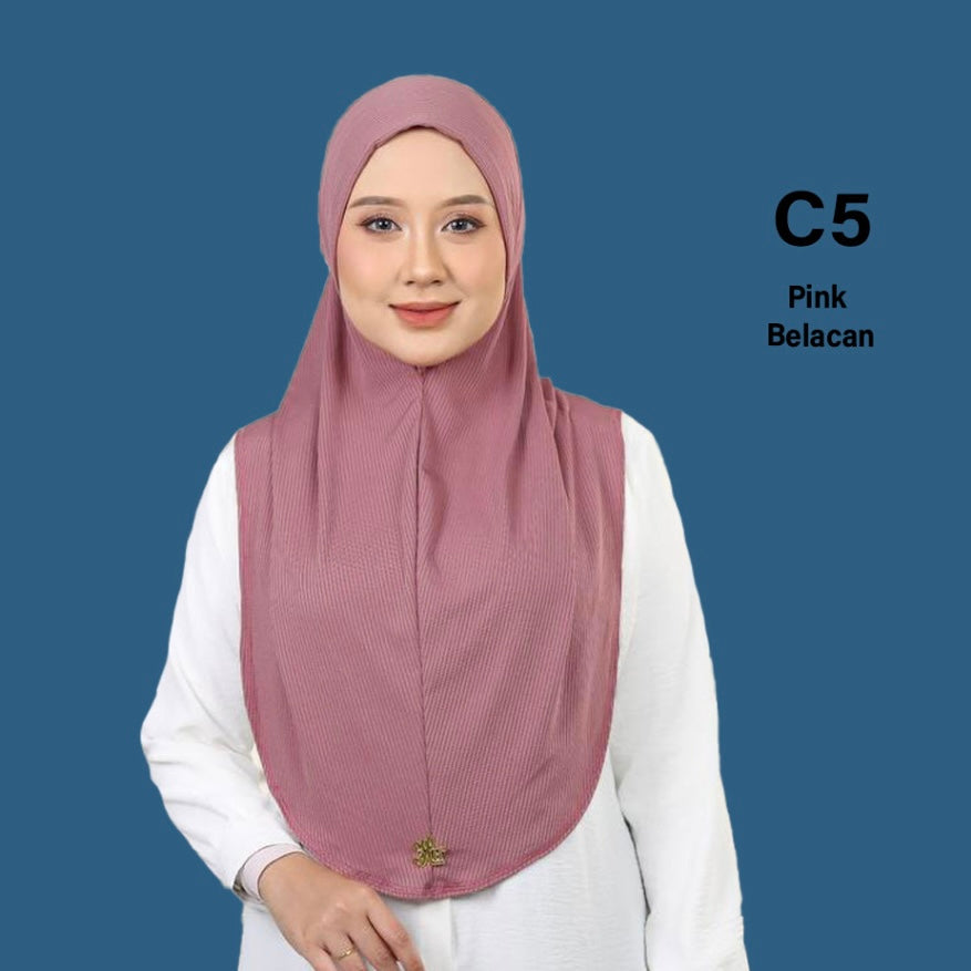 Hijab One Piece - Instant, Comfortable Fit, Versatile Style, Ideal for Everyday Wear Long Islamic sport
