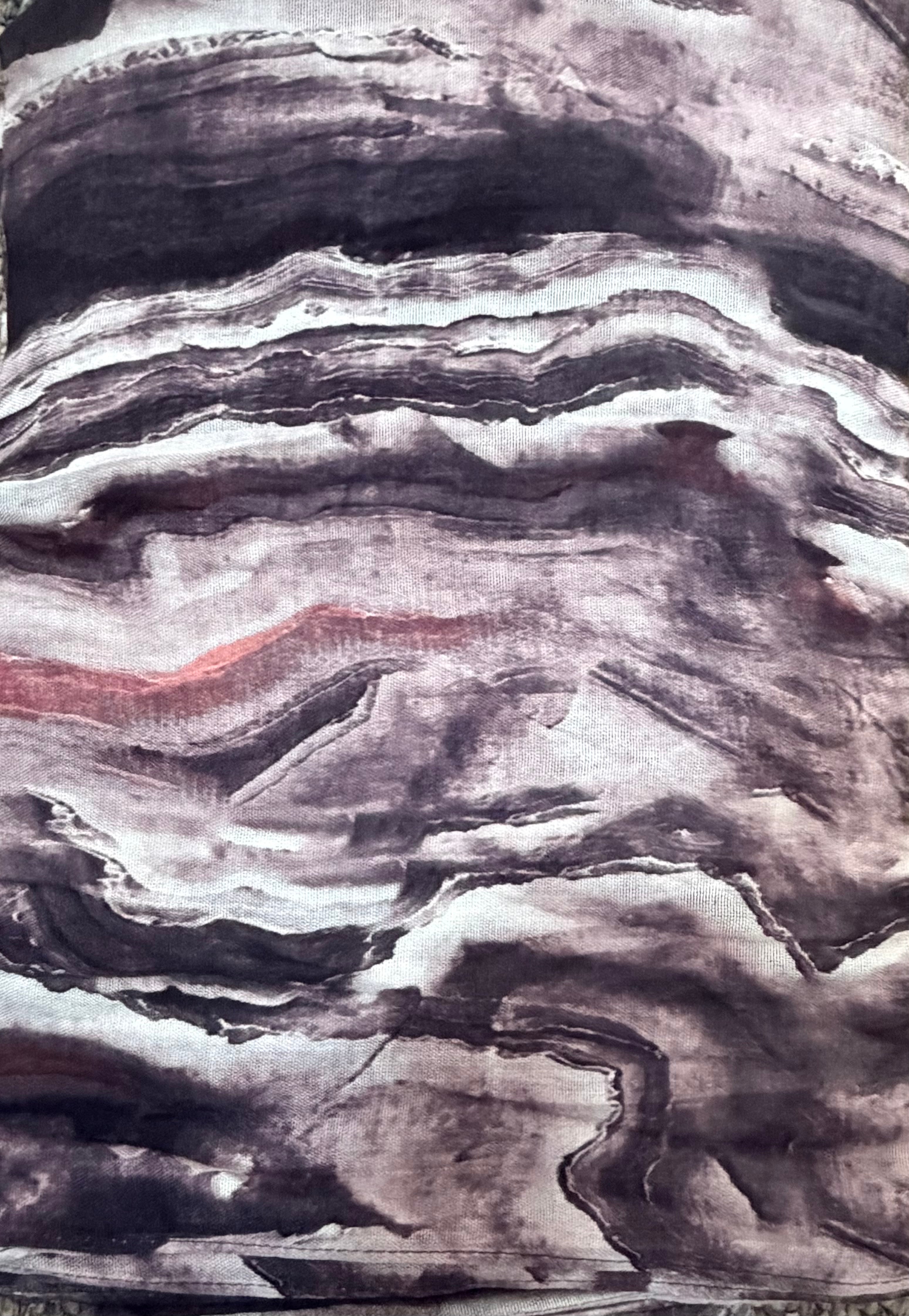 Modal Hijab Wave Print