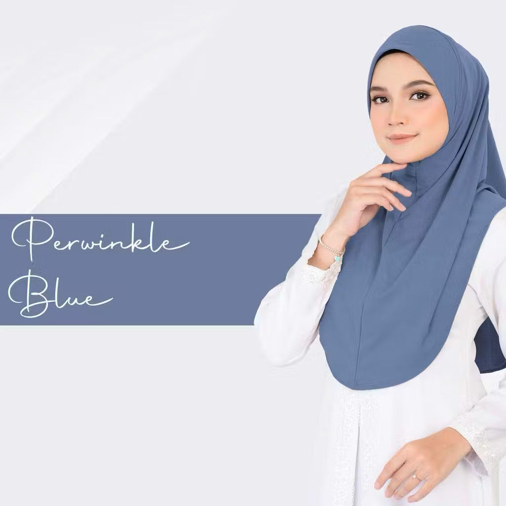 Instant Plain Moscrepe Hijab
