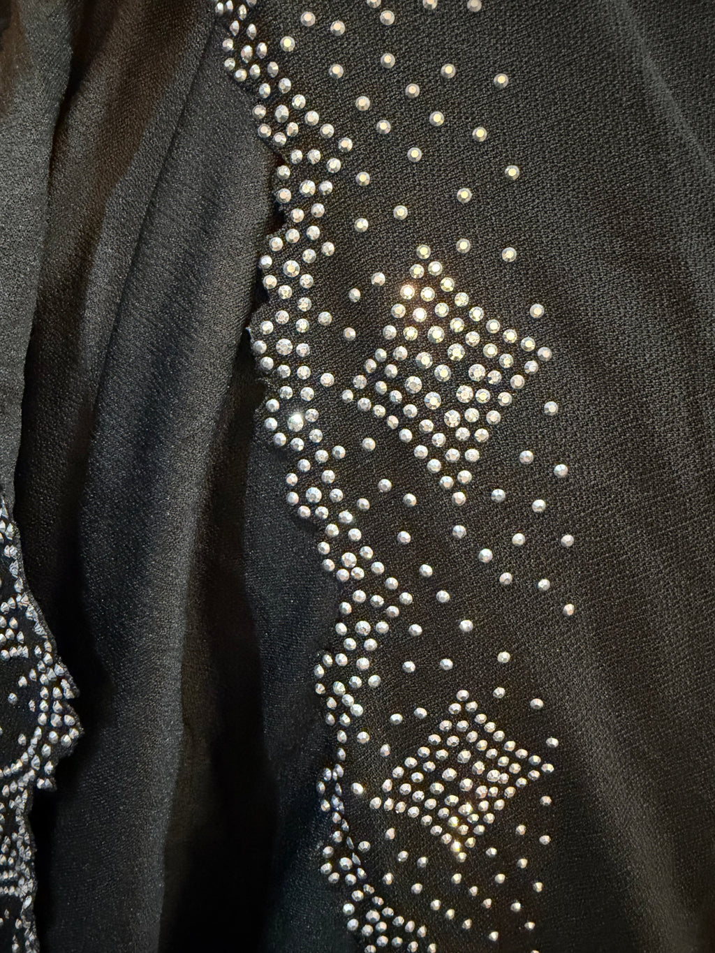 Instant Black Stone Hijab