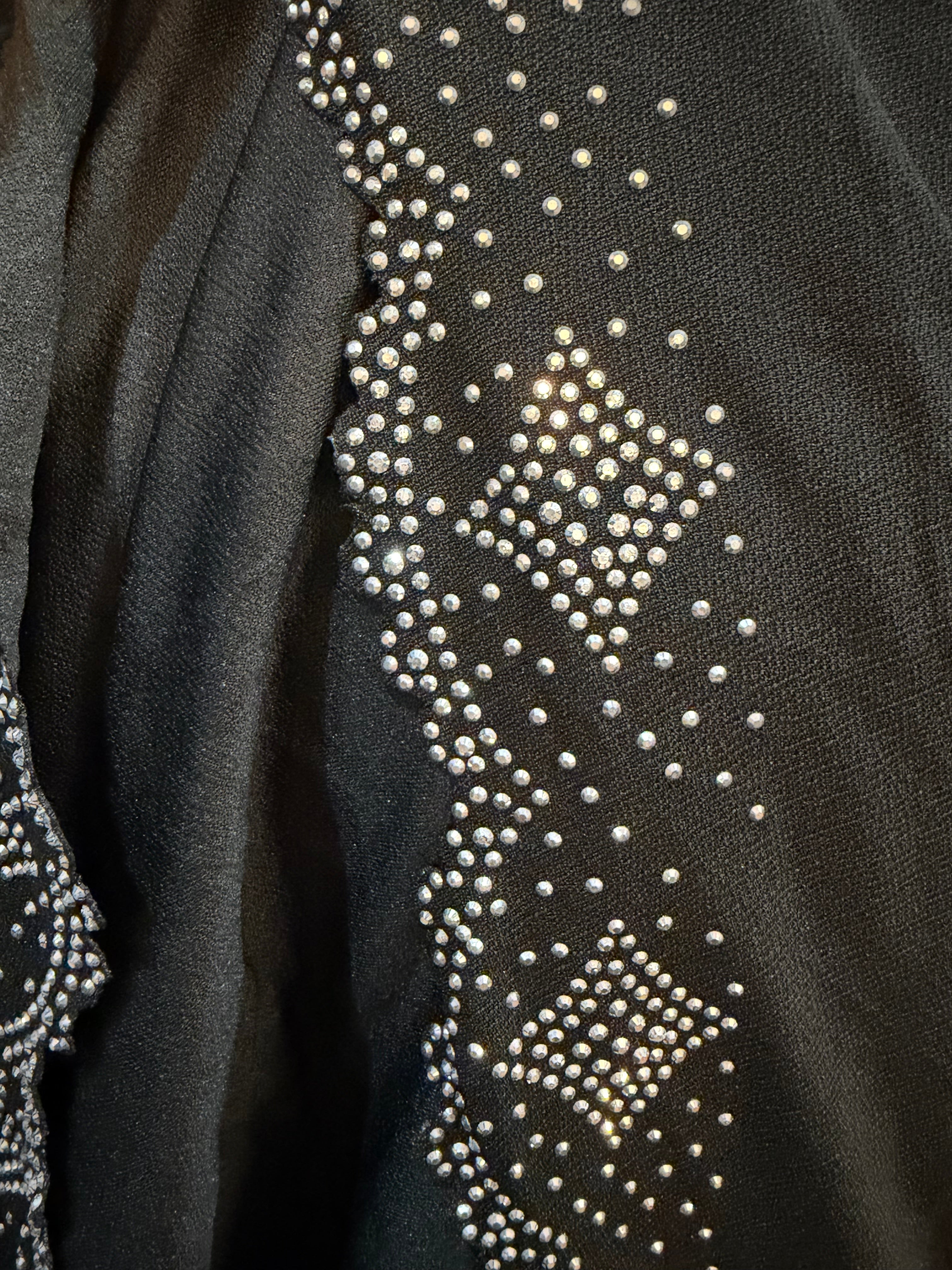 Instant Black Stone Hijab