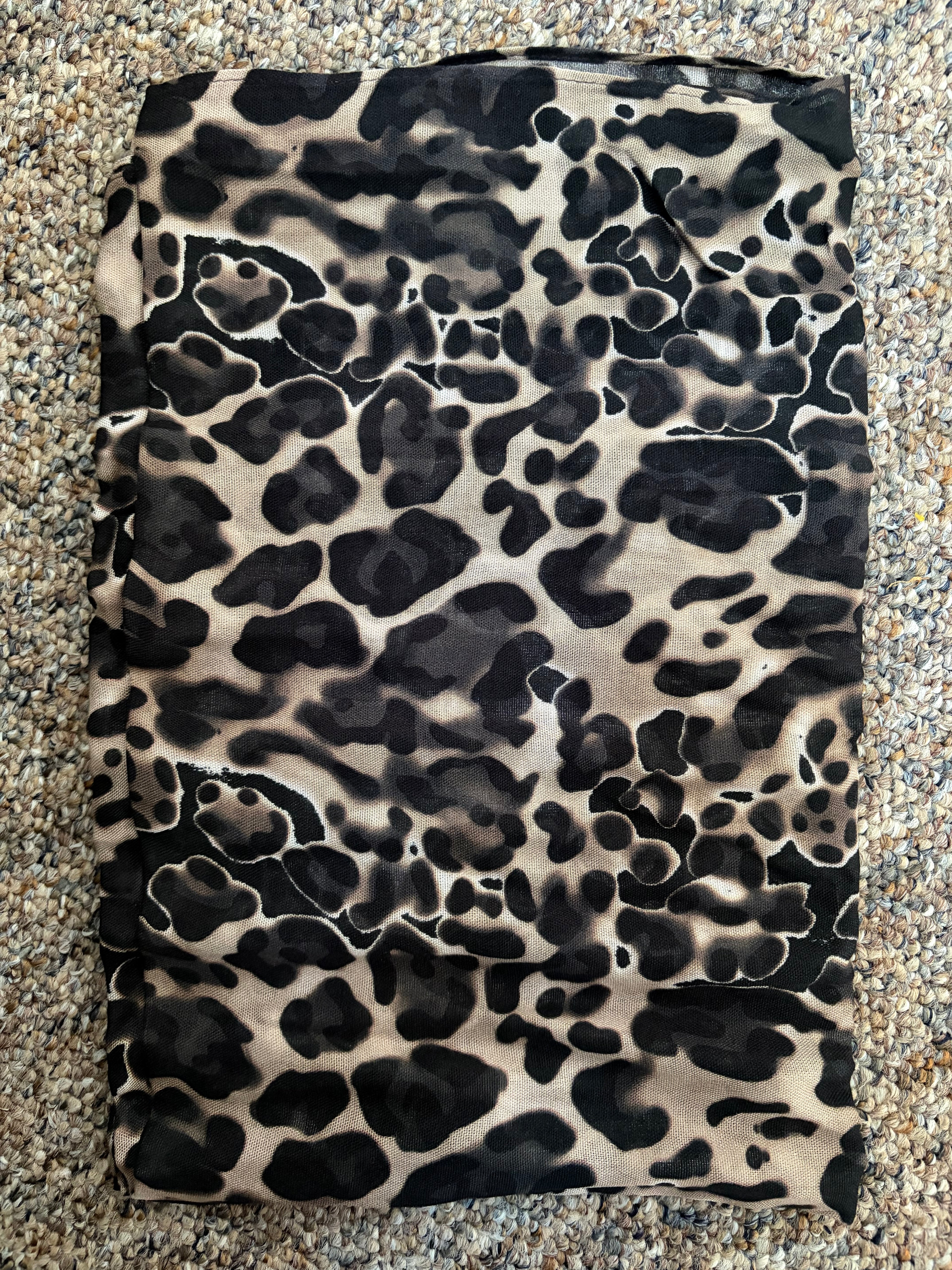 Modal Hijab Leopard Print