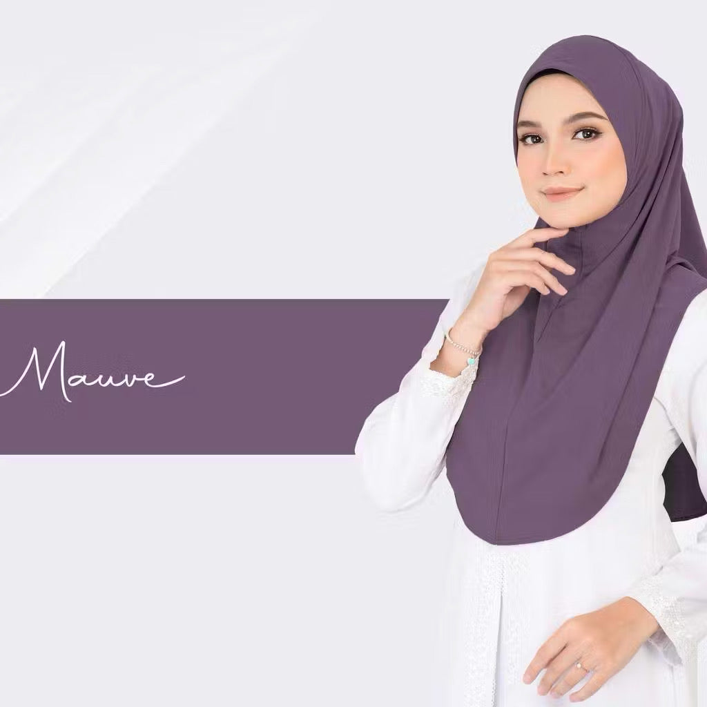 Instant Plain Moscrepe Hijab