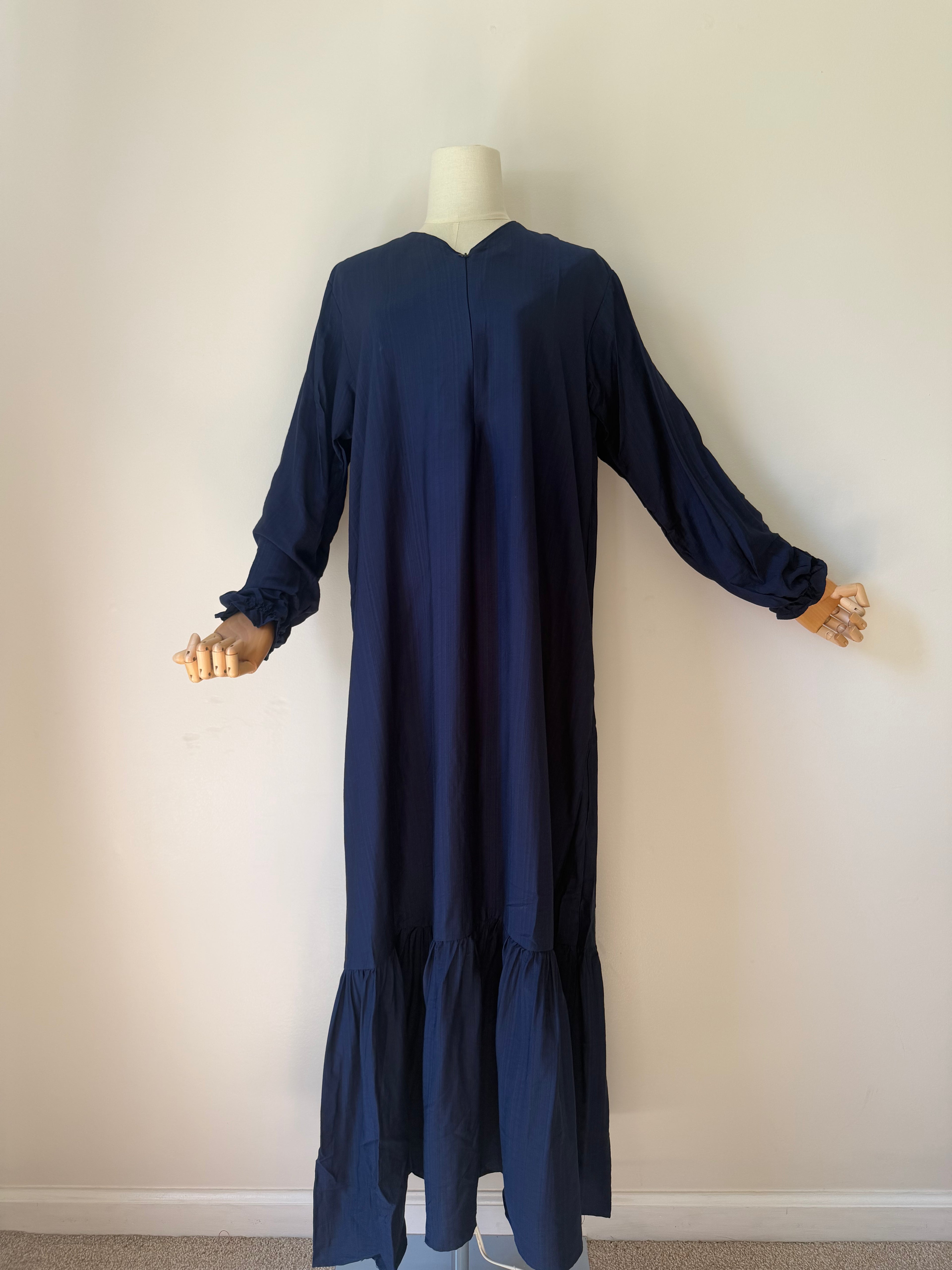 Tasnym Zipper Premium Modest Linen Abaya Dress for Muslim Women | Breathable Long Sleeve Loose Fit Maxi Dress for Everyday Wear, Ramadan,Eid & breastfeeding friendly