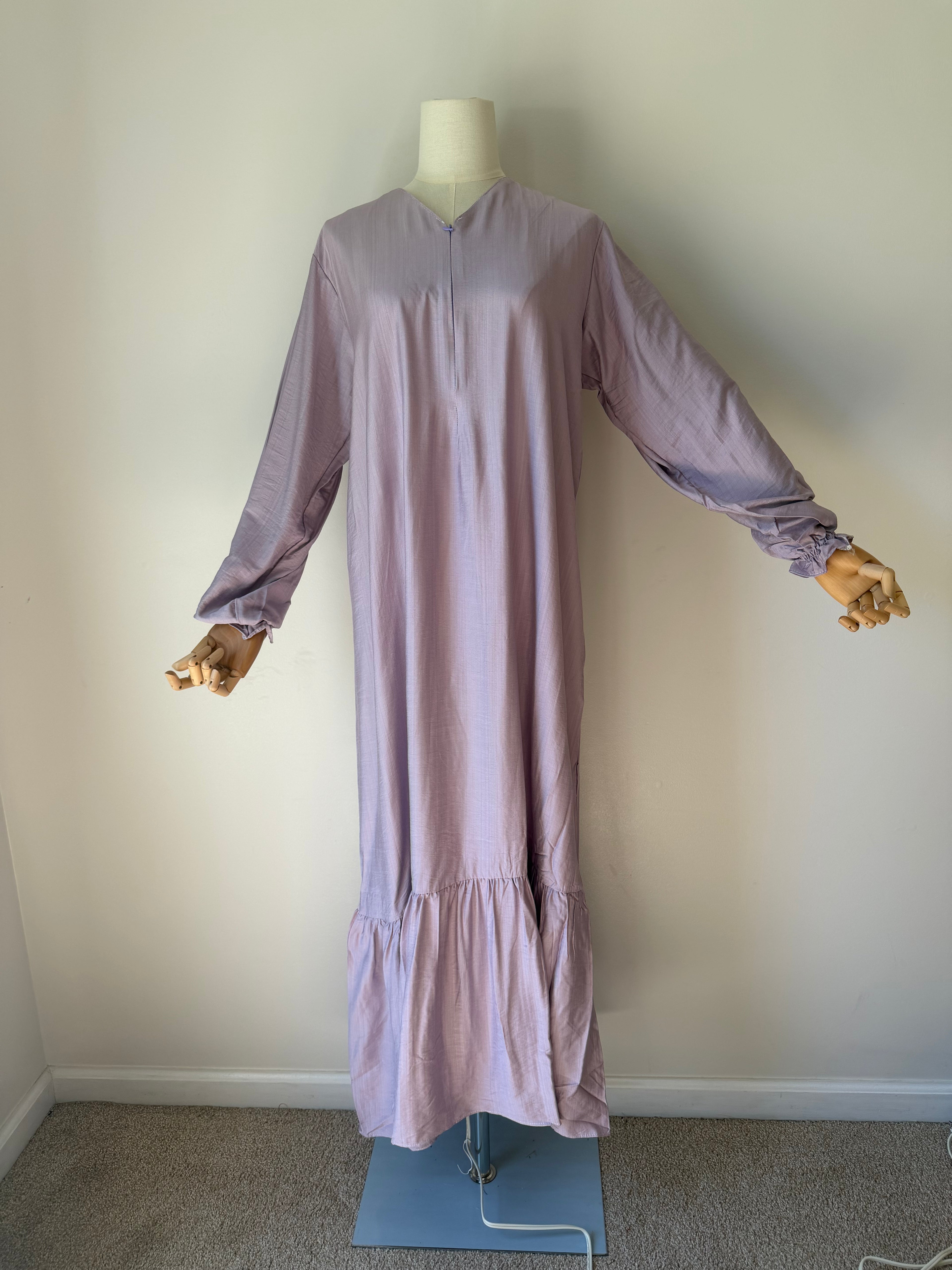 Tasnym Zipper Premium Modest Linen Abaya Dress for Muslim Women | Breathable Long Sleeve Loose Fit Maxi Dress for Everyday Wear, Ramadan,Eid & breastfeeding friendly