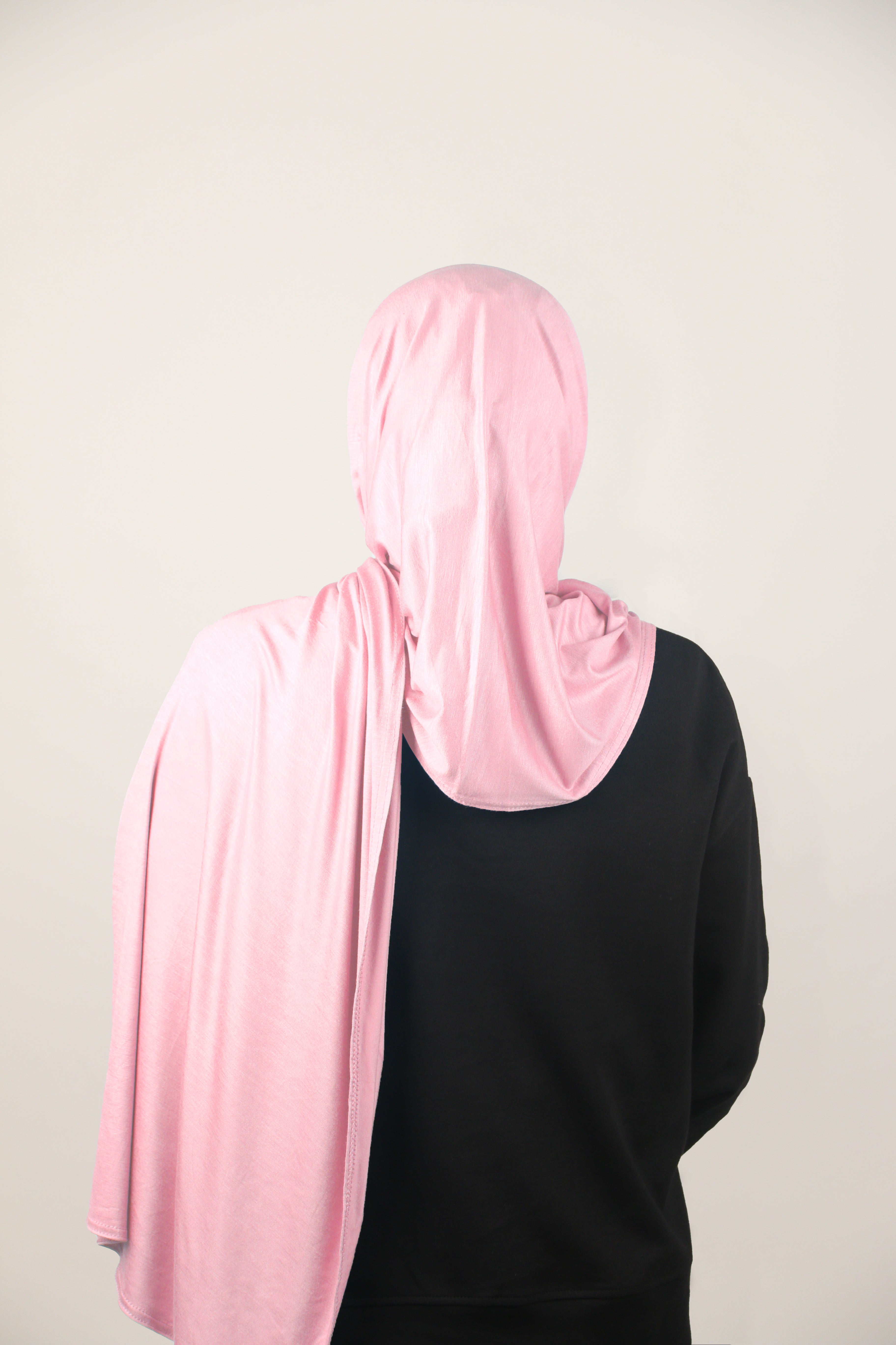 Kids Instant Slip-On Shawl Hijab (Pink)