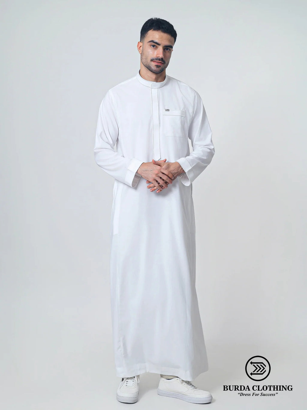 Adult premium classic white thobe 301