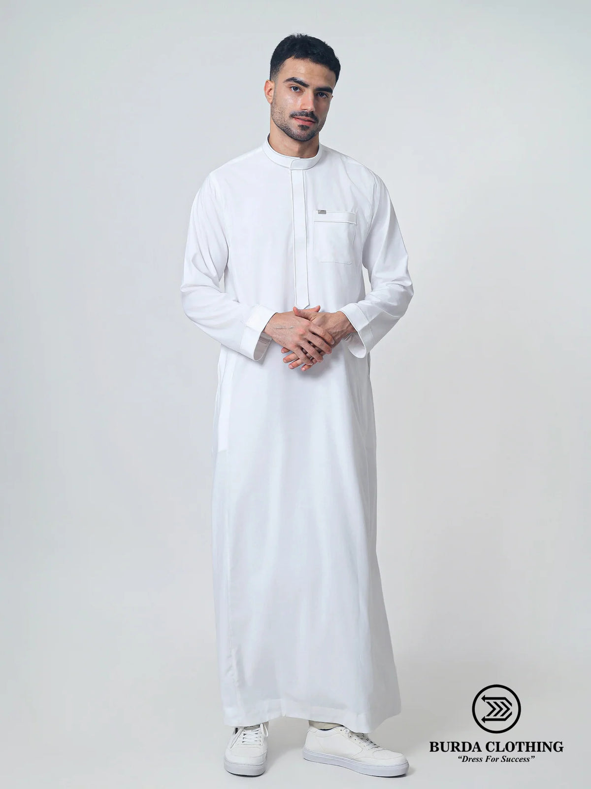 Adult premium classic white thobe 301