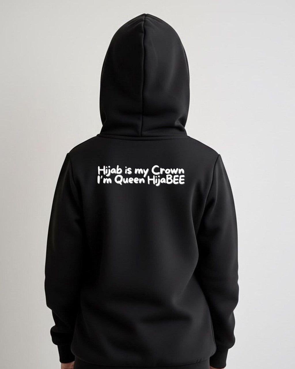 Islamic quotes kids hoodie motivational and positive girls hoodie - Queen HijaBee